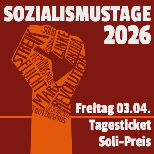 Sozialismustage 2026 <br> Tagesticket 03.04.<br> Solidaritätspreis