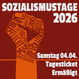 Sozialismustage 2026 <br> Tagesticket 04.04.<br> Ermäßigt
