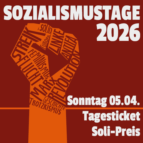 Sozialismustage 2026 <br> Tagesticket 05.04.<br> Solidaritätspreis